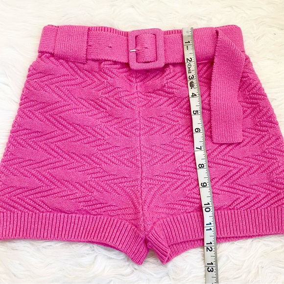 FASHIONNOVA Pink Knit Shorts - Picture 3 of 5